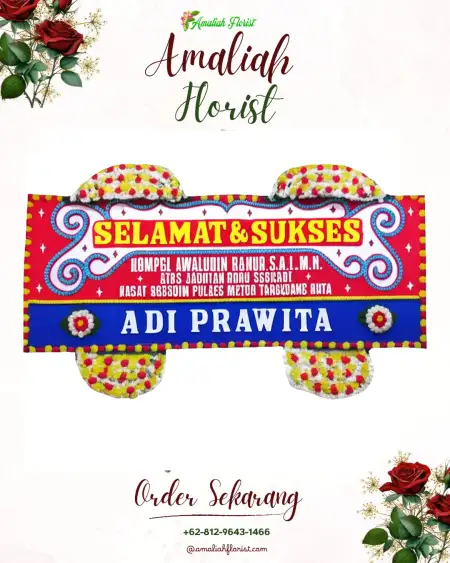 Papan Bunga Ucapan Selamat Arga Makmur