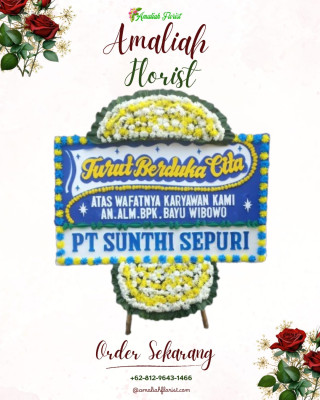 Papan Bunga Duka di Arga Makmur